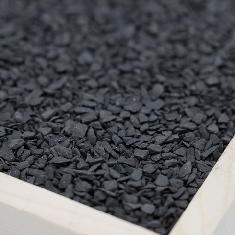 黒瓦砂利(小) 1mm~5mm 15kg袋