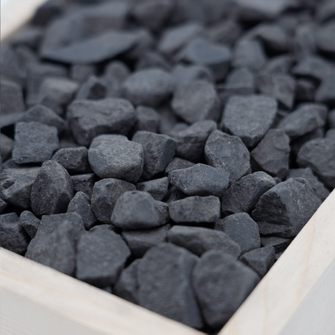 黒瓦砂利(特大) 12mm〜 15kg袋